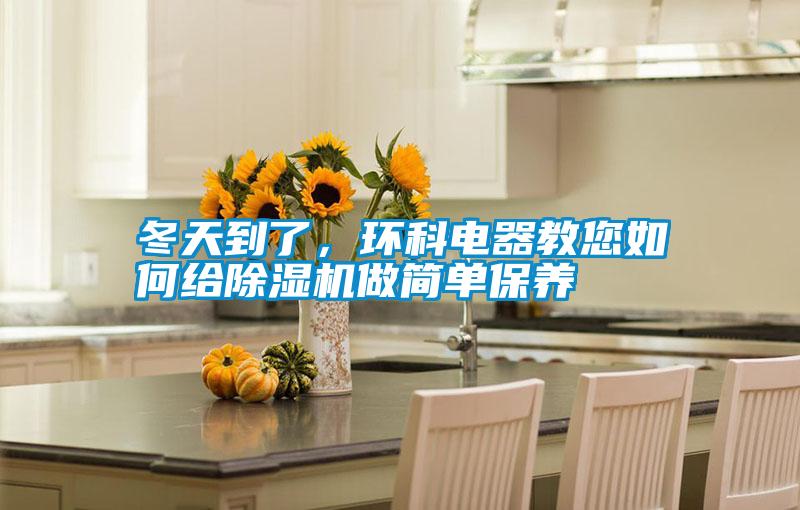 冬天到了，環(huán)科電器教您如何給除濕機(jī)做簡單保養(yǎng)