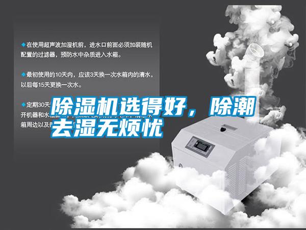 除濕機選得好，除潮去濕無煩憂