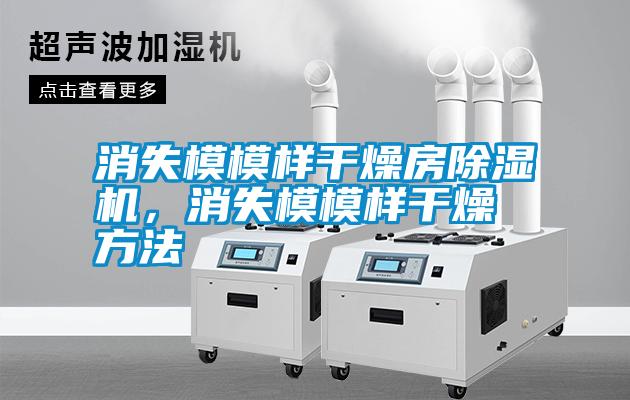 消失模模樣干燥房除濕機(jī)，消失模模樣干燥方法