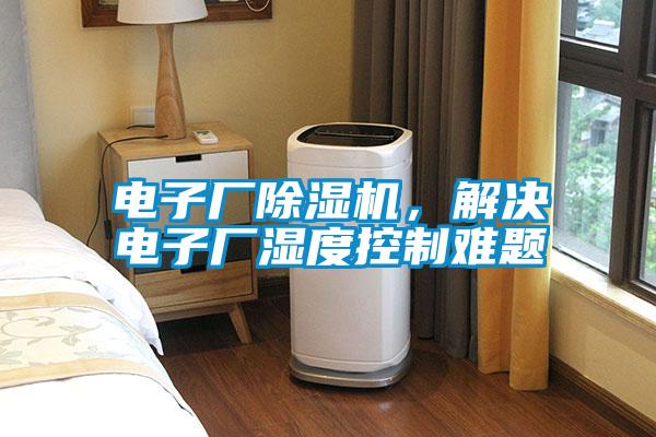 電子廠除濕機(jī)，解決電子廠濕度控制難題