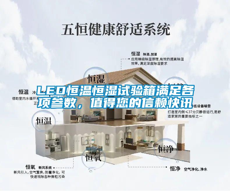 LED恒溫恒濕試驗(yàn)箱滿足各項(xiàng)參數(shù)，值得您的信賴快訊