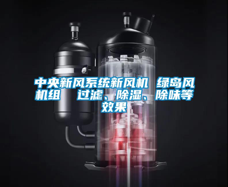 中央新風(fēng)系統(tǒng)新風(fēng)機(jī) 綠島風(fēng)機(jī)組  過濾、除濕、除味等效果