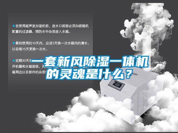 一套新風(fēng)除濕一體機的靈魂是什么？