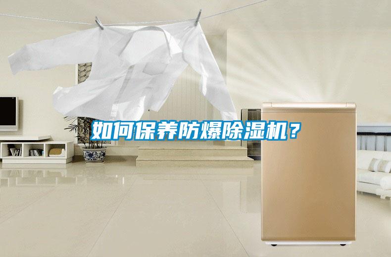如何保養(yǎng)防爆除濕機？