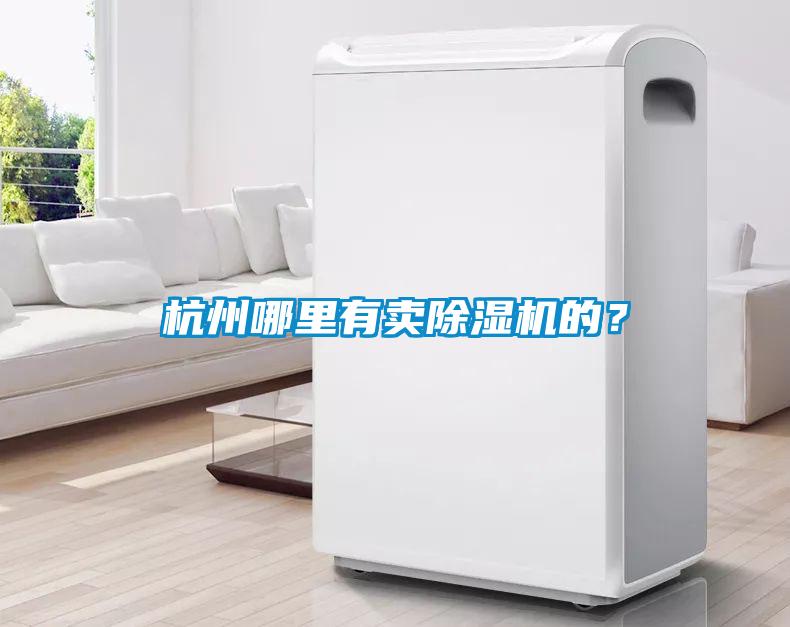 杭州哪里有賣除濕機的？