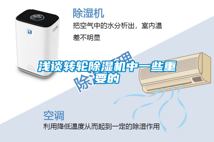 淺談轉(zhuǎn)輪除濕機中一些重要的