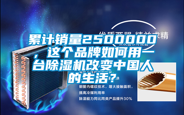 累計銷量2500000，這個品牌如何用一臺除濕機改變中國人的生活？