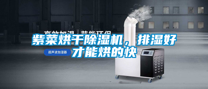 紫菜烘干除濕機(jī)，排濕好才能烘的快