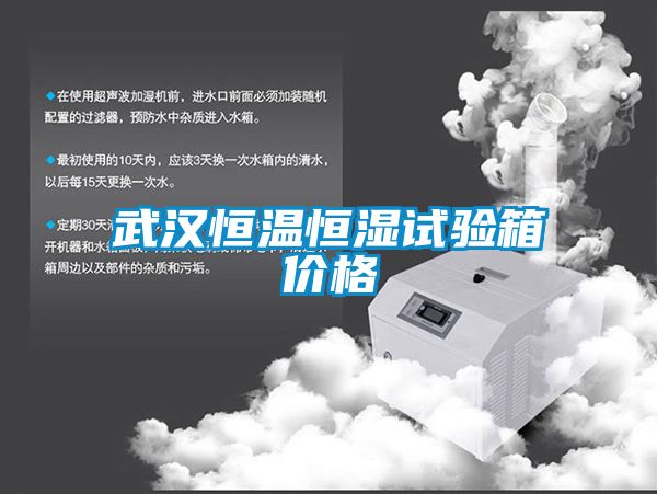 武漢恒溫恒濕試驗(yàn)箱價格