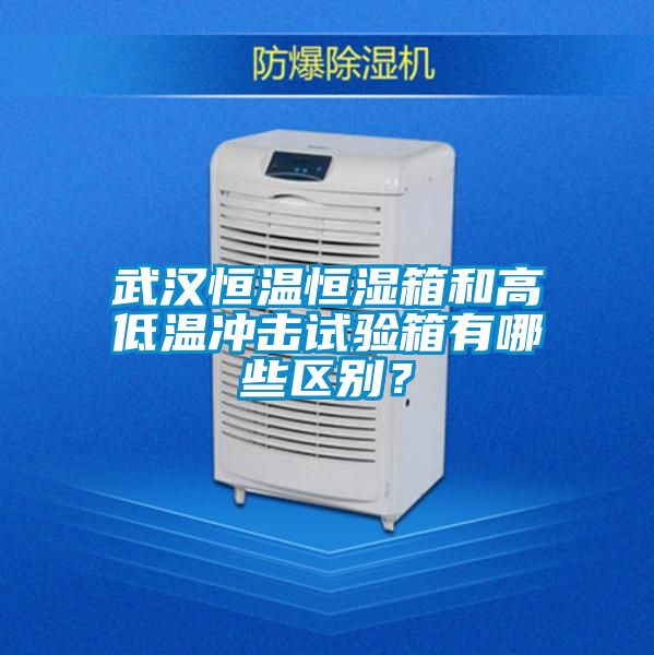 武漢恒溫恒濕箱和高低溫沖擊試驗箱有哪些區(qū)別？