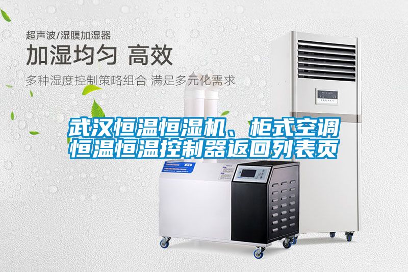 武漢恒溫恒濕機(jī)、柜式空調(diào)恒溫恒溫控制器返回列表頁