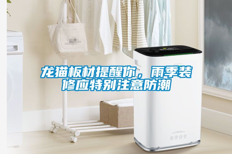 龍貓板材提醒你，雨季裝修應(yīng)特別注意防潮
