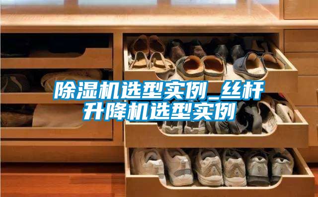 除濕機(jī)選型實(shí)例_絲桿升降機(jī)選型實(shí)例